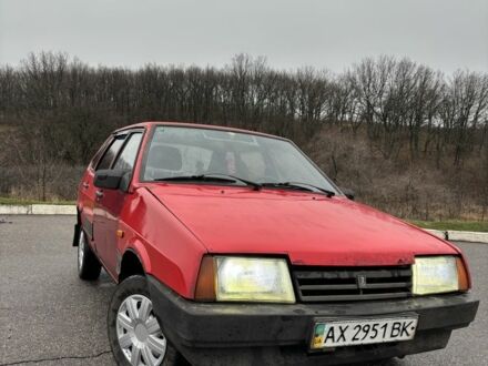 Красный ВАЗ 2109, объемом двигателя 1.3 л и пробегом 200 тыс. км за 650 $, фото 1 на Automoto.ua