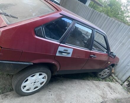 Красный ВАЗ 2109, объемом двигателя 1.5 л и пробегом 1 тыс. км за 721 $, фото 1 на Automoto.ua