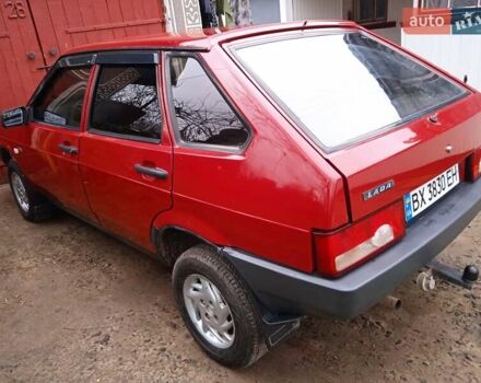 Красный ВАЗ 2109, объемом двигателя 1.3 л и пробегом 150 тыс. км за 999 $, фото 1 на Automoto.ua