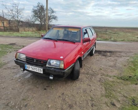 Красный ВАЗ 2109, объемом двигателя 1.5 л и пробегом 2 тыс. км за 1200 $, фото 1 на Automoto.ua