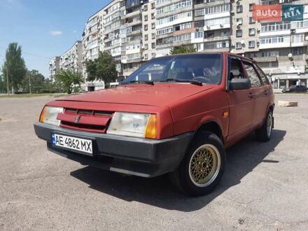 Красный ВАЗ 2109, объемом двигателя 1.5 л и пробегом 70 тыс. км за 1000 $, фото 1 на Automoto.ua