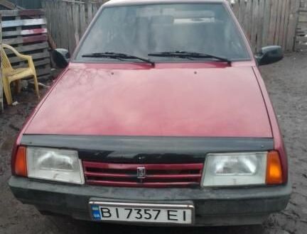 ВАЗ 2109 1989 у Дніпро (Дніпропетровську) на Automoto.ua Червоний ВАЗ 2109, об'ємом двигуна 1.3 л та пробігом 250 тис. км за 1000 $, фото 1 на Automoto.ua