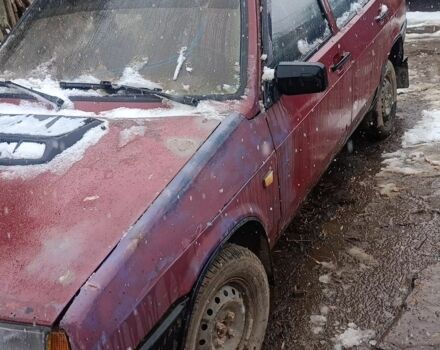 Красный ВАЗ 2109, объемом двигателя 1.5 л и пробегом 500 тыс. км за 700 $, фото 1 на Automoto.ua