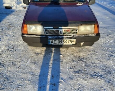 Красный ВАЗ 2109, объемом двигателя 1.3 л и пробегом 250 тыс. км за 606 $, фото 1 на Automoto.ua