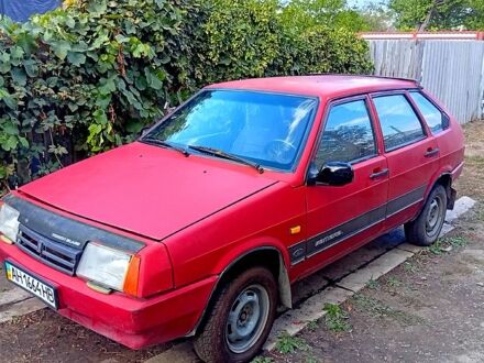Красный ВАЗ 2109, объемом двигателя 1.3 л и пробегом 367 тыс. км за 700 $, фото 1 на Automoto.ua