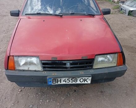 Красный ВАЗ 2109, объемом двигателя 1.5 л и пробегом 250 тыс. км за 700 $, фото 1 на Automoto.ua