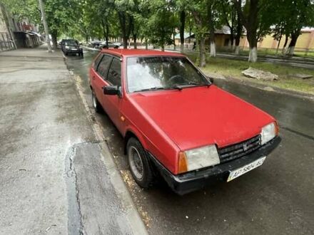 Красный ВАЗ 2109, объемом двигателя 1.5 л и пробегом 100 тыс. км за 800 $, фото 1 на Automoto.ua