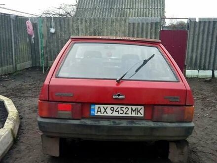 Красный ВАЗ 2109, объемом двигателя 1.5 л и пробегом 210 тыс. км за 1000 $, фото 1 на Automoto.ua