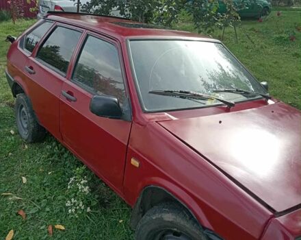 Красный ВАЗ 2109, объемом двигателя 1.3 л и пробегом 75 тыс. км за 1200 $, фото 1 на Automoto.ua