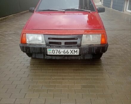 Красный ВАЗ 2109, объемом двигателя 5 л и пробегом 42 тыс. км за 700 $, фото 1 на Automoto.ua