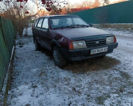 Красный ВАЗ 2109, объемом двигателя 1.5 л и пробегом 102 тыс. км за 214 $, фото 1 на Automoto.ua