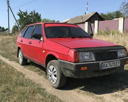 Красный ВАЗ 2109, объемом двигателя 1.5 л и пробегом 150 тыс. км за 900 $, фото 1 на Automoto.ua