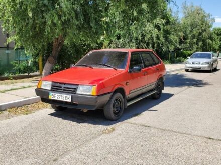 Красный ВАЗ 2109, объемом двигателя 1.3 л и пробегом 200 тыс. км за 750 $, фото 1 на Automoto.ua