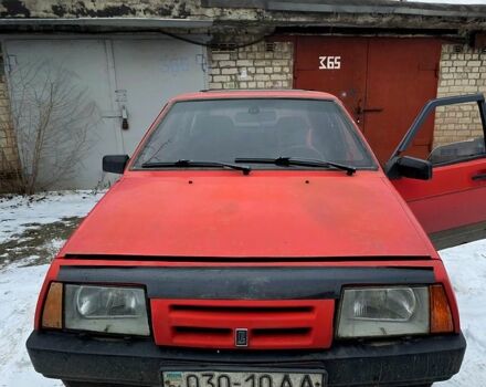 Красный ВАЗ 2109, объемом двигателя 1.6 л и пробегом 218 тыс. км за 900 $, фото 1 на Automoto.ua