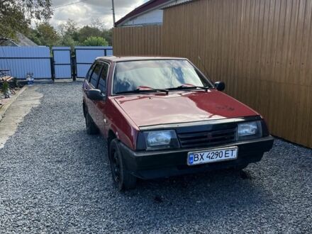 Красный ВАЗ 2109, объемом двигателя 1.3 л и пробегом 96 тыс. км за 1200 $, фото 1 на Automoto.ua