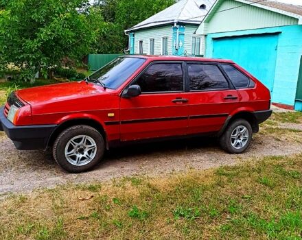 Красный ВАЗ 2109, объемом двигателя 1.5 л и пробегом 100 тыс. км за 499 $, фото 1 на Automoto.ua