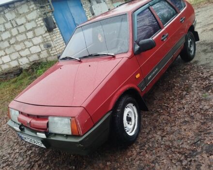 Красный ВАЗ 2109, объемом двигателя 1.5 л и пробегом 98 тыс. км за 900 $, фото 1 на Automoto.ua