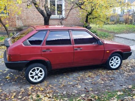 Красный ВАЗ 2109, объемом двигателя 1.5 л и пробегом 189 тыс. км за 1199 $, фото 1 на Automoto.ua