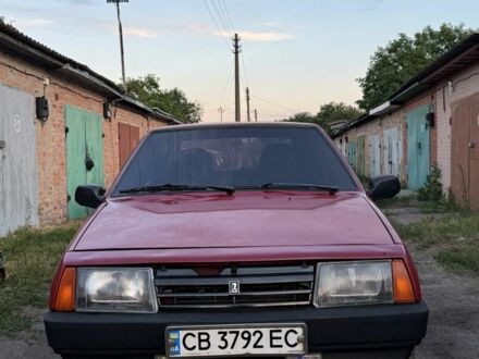 Красный ВАЗ 2109, объемом двигателя 1.5 л и пробегом 270 тыс. км за 850 $, фото 1 на Automoto.ua