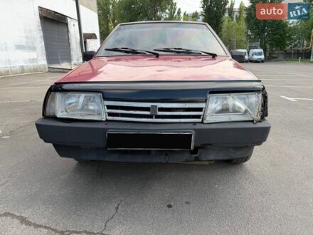 Красный ВАЗ 2109, объемом двигателя 1.5 л и пробегом 235 тыс. км за 900 $, фото 1 на Automoto.ua