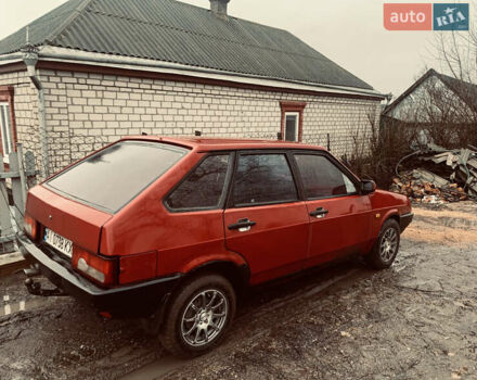 Красный ВАЗ 2109, объемом двигателя 1.5 л и пробегом 150 тыс. км за 1400 $, фото 1 на Automoto.ua