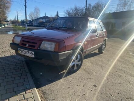 Красный ВАЗ 2109, объемом двигателя 1.1 л и пробегом 250 тыс. км за 850 $, фото 1 на Automoto.ua