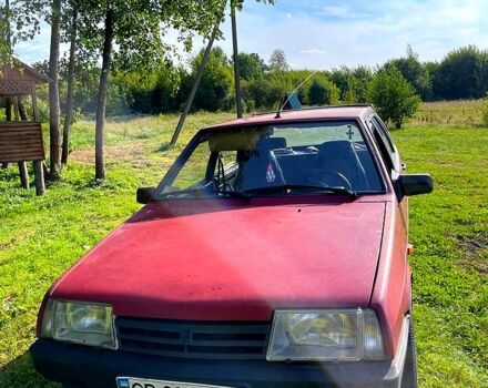 Красный ВАЗ 2109, объемом двигателя 1.3 л и пробегом 85 тыс. км за 950 $, фото 1 на Automoto.ua
