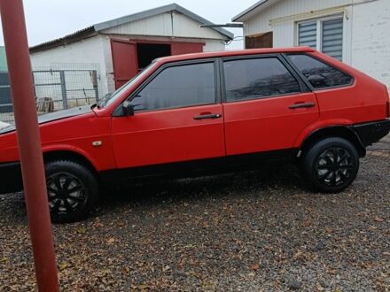 Красный ВАЗ 2109, объемом двигателя 1.3 л и пробегом 137 тыс. км за 680 $, фото 1 на Automoto.ua