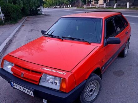Красный ВАЗ 2109, объемом двигателя 1.1 л и пробегом 48 тыс. км за 1800 $, фото 1 на Automoto.ua