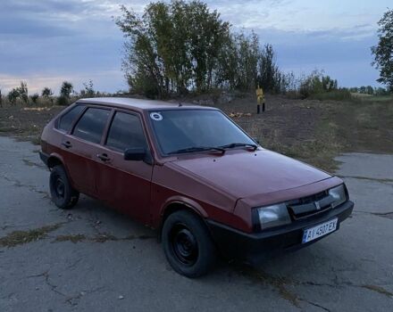Красный ВАЗ 2109, объемом двигателя 1.5 л и пробегом 90 тыс. км за 800 $, фото 1 на Automoto.ua