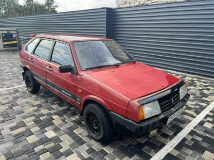 Красный ВАЗ 2109, объемом двигателя 1.3 л и пробегом 111 тыс. км за 850 $, фото 1 на Automoto.ua
