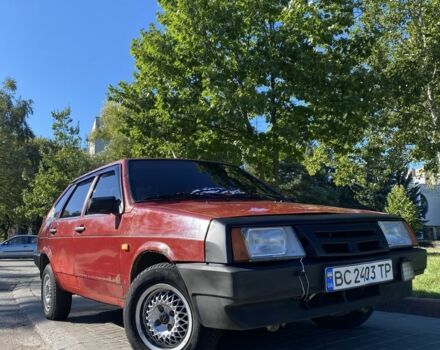 Красный ВАЗ 2109, объемом двигателя 1.3 л и пробегом 96 тыс. км за 700 $, фото 1 на Automoto.ua