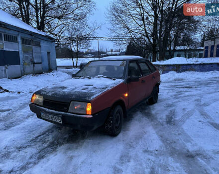 Красный ВАЗ 2109, объемом двигателя 0 л и пробегом 50 тыс. км за 550 $, фото 1 на Automoto.ua