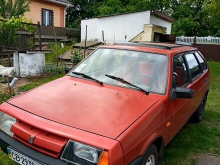 Красный ВАЗ 2109, объемом двигателя 1.1 л и пробегом 50 тыс. км за 1100 $, фото 1 на Automoto.ua