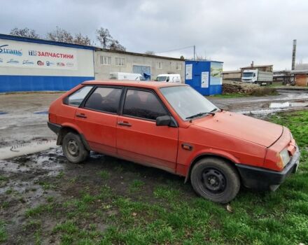 Красный ВАЗ 2109, объемом двигателя 1.3 л и пробегом 130 тыс. км за 757 $, фото 1 на Automoto.ua