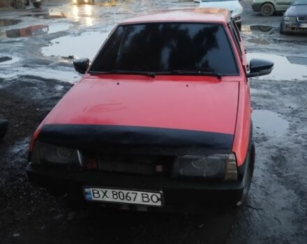 Красный ВАЗ 2109, объемом двигателя 0 л и пробегом 123 тыс. км за 650 $, фото 1 на Automoto.ua