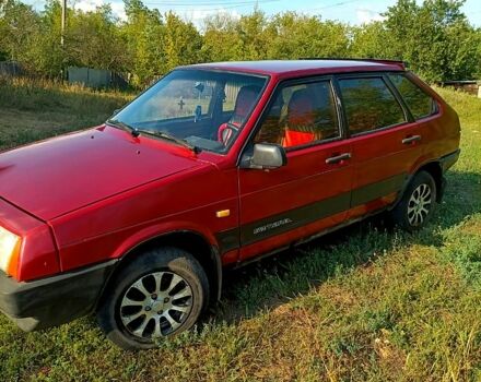 Красный ВАЗ 2109, объемом двигателя 1.3 л и пробегом 52 тыс. км за 1100 $, фото 1 на Automoto.ua