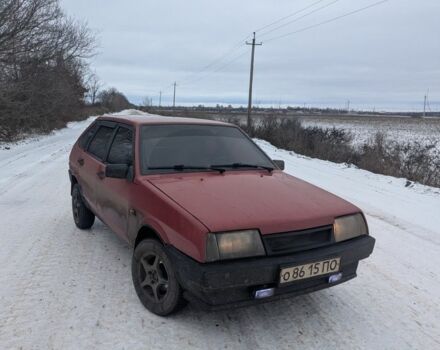 Красный ВАЗ 2109, объемом двигателя 0 л и пробегом 97 тыс. км за 1000 $, фото 1 на Automoto.ua