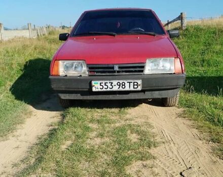 Красный ВАЗ 2109, объемом двигателя 1.5 л и пробегом 125 тыс. км за 999 $, фото 1 на Automoto.ua