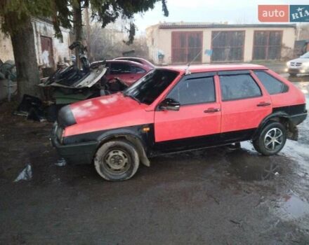 Красный ВАЗ 2109, объемом двигателя 1.3 л и пробегом 123 тыс. км за 650 $, фото 1 на Automoto.ua