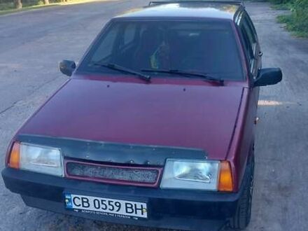 Красный ВАЗ 2109, объемом двигателя 1.5 л и пробегом 65 тыс. км за 1400 $, фото 1 на Automoto.ua