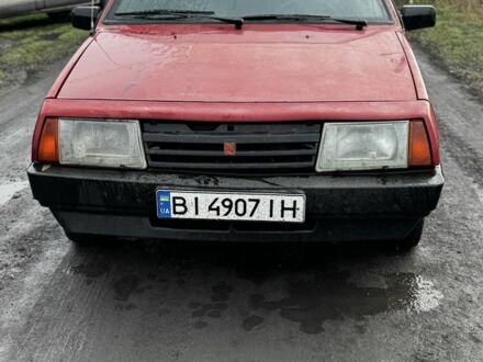 Красный ВАЗ 2109, объемом двигателя 1.3 л и пробегом 77 тыс. км за 996 $, фото 1 на Automoto.ua