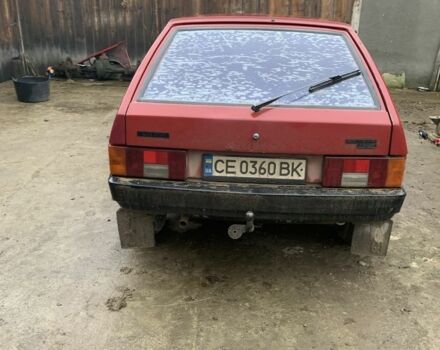 Красный ВАЗ 2109, объемом двигателя 1.5 л и пробегом 100 тыс. км за 500 $, фото 1 на Automoto.ua