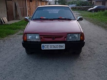 ВАЗ 2109 1992 в Сторожинце на Automoto.ua Красный ВАЗ 2109, объемом двигателя 1.5 л и пробегом 150 тыс. км за 650 $, фото 1 на Automoto.ua