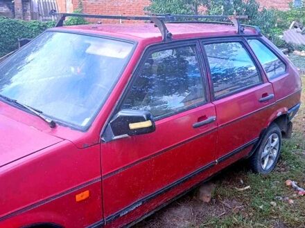 Красный ВАЗ 2109, объемом двигателя 1.3 л и пробегом 200 тыс. км за 850 $, фото 1 на Automoto.ua