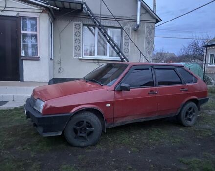 Красный ВАЗ 2109, объемом двигателя 1.3 л и пробегом 84 тыс. км за 831 $, фото 1 на Automoto.ua