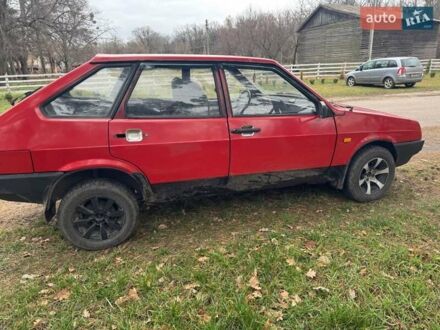 Красный ВАЗ 2109, объемом двигателя 1.1 л и пробегом 82 тыс. км за 550 $, фото 1 на Automoto.ua