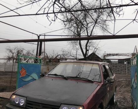 Красный ВАЗ 2109, объемом двигателя 1.5 л и пробегом 111 тыс. км за 619 $, фото 1 на Automoto.ua