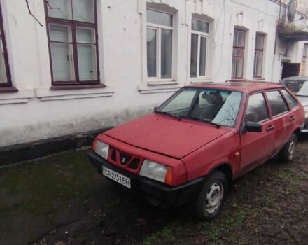 Красный ВАЗ 2109, объемом двигателя 1.5 л и пробегом 10 тыс. км за 900 $, фото 1 на Automoto.ua