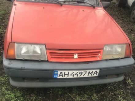 Красный ВАЗ 2109, объемом двигателя 1.5 л и пробегом 111 тыс. км за 1000 $, фото 1 на Automoto.ua